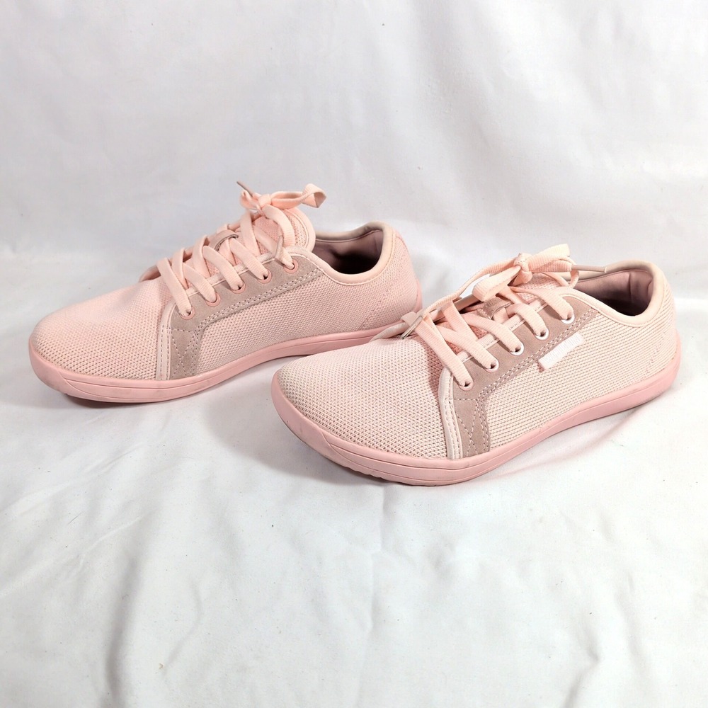 WHITIN Pink Barefoot Sneakers; Minimalist Zero Drop Low Top Shoes